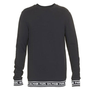 BALMAIN PARIS SWEATER-BLACK