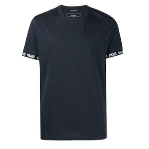 BALMAIN PARIS T-SHIRT-NAVY