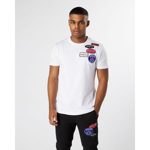 Mercier White Paris Badge Tshirt