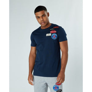 Mercier Navy Paris Badge Tshirt