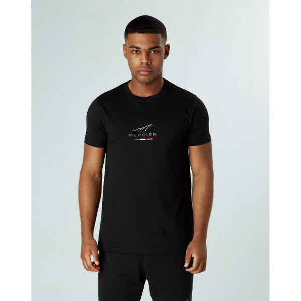 Mercier Black Raised Signature Tshirt