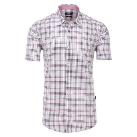 Hugo Boss-SHIRT-PINK / RED