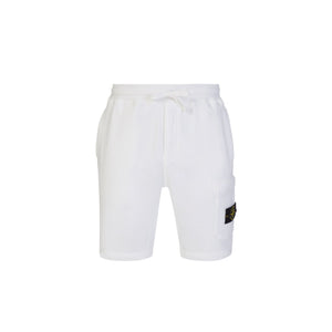 STONE ISLAND WHITE SHORTS SET