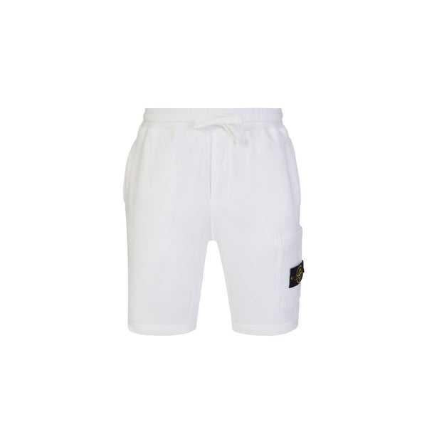 STONE ISLAND WHITE SHORTS SET