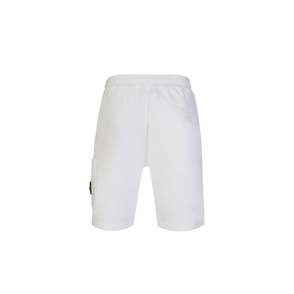 STONE ISLAND WHITE SHORTS SET