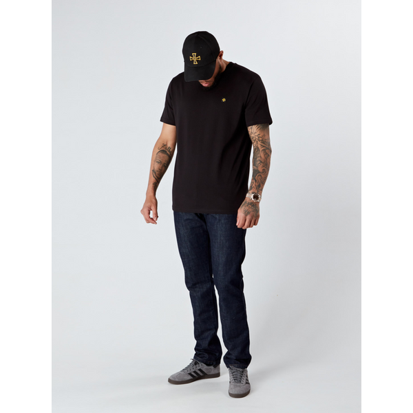 TERRACE CULT PREMIUM CREW TEE BLACK