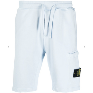 STONE ISLAND SKY BLUE SHORTS