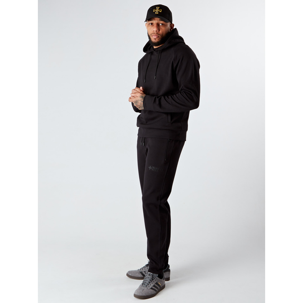 TERRACE CULT STEALTH INTERLOCK JOGGERS BLACK