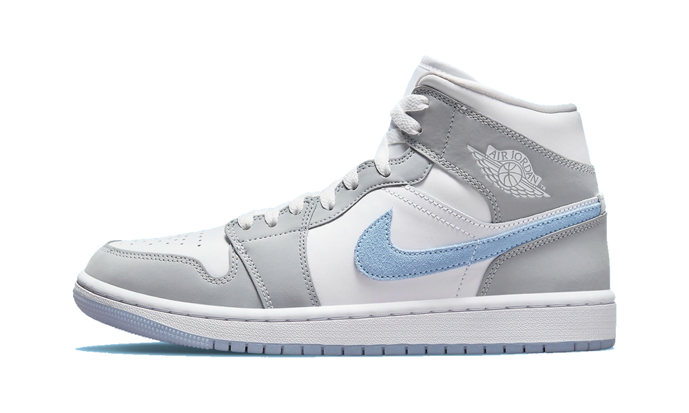 Air Jordan 1 Mid Aluminium Wolf Grey