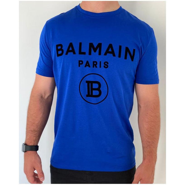 Balmain Royal Blue With Fabric Logo