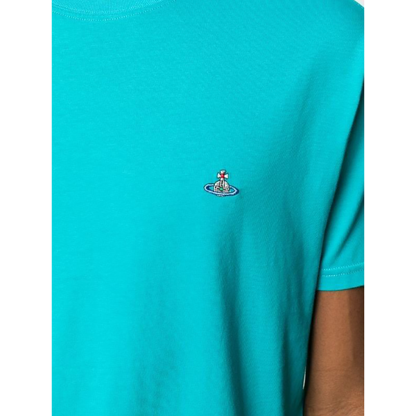 VIVIENNE WESTWOOD - ROUND NECK T-SHIRT - AQUA GREEN