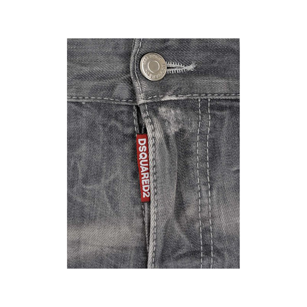 DSQUARED2 SLIM FIT GREY WASH JEANS