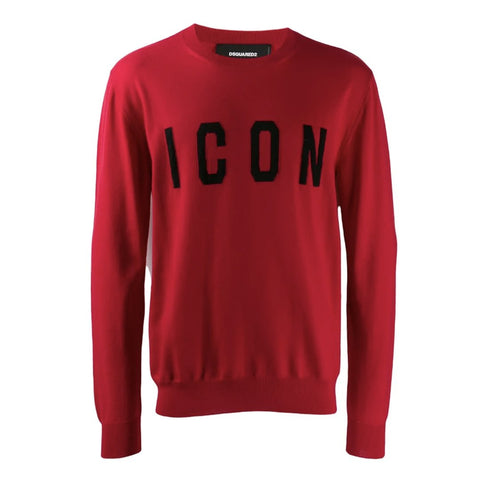 DSQUARED2 ICON KNIT RED