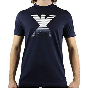 EMPORIO ARMANI T-SHIRT LOGO NAVY