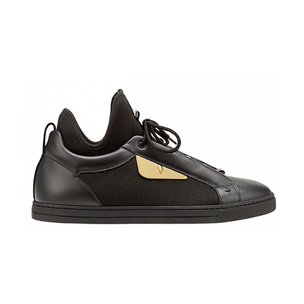 FENDI BUGS EYES TRAINERS IN BLACK