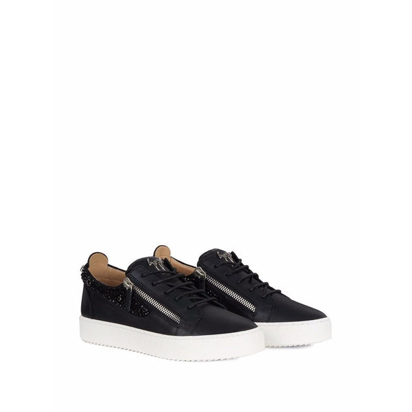 GIUSEPPE ZANOTTI FRANKIE LOW TOP SNEAKERS BLACK