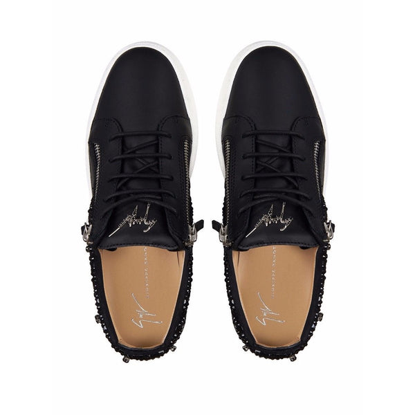 GIUSEPPE ZANOTTI FRANKIE LOW TOP SNEAKERS BLACK