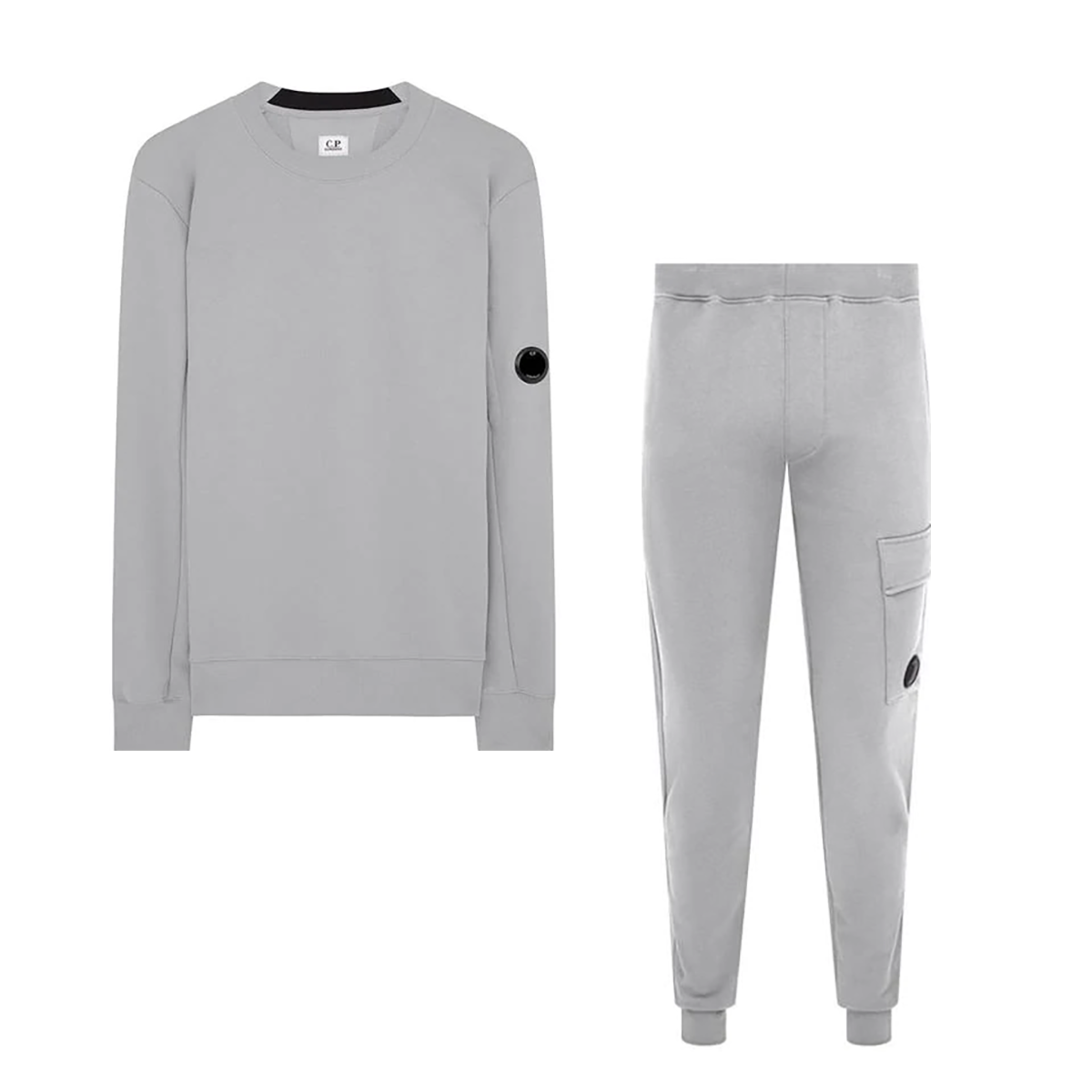 CP COMPANY BASIC GREY TRACKSUIT