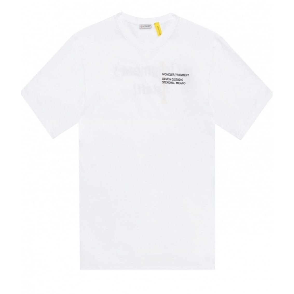 MONCLER FRAGMENT STAFF T-SHIRT WHITE