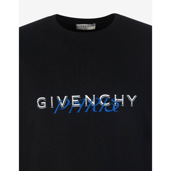 GIVENCHY PARIS AMORE TEE IN BLACK