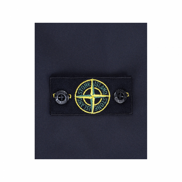 STONE ISLAND JUNIOR SOFT SHELL-R JACKET IN NAVY BLUE