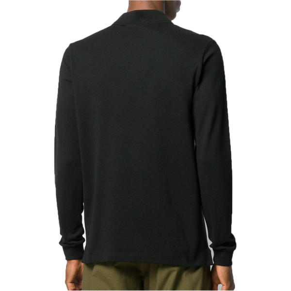 PAUL & SHARK LONGSLEEVE POLO SHIRT-BLACK