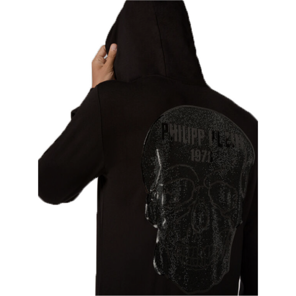 Phillip Plein Hoodie Sweat Jacket Skull Set Black