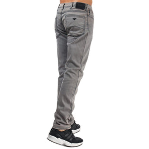 Emporio Armani-J06 Denim Washed Nero Jeans Slimfit