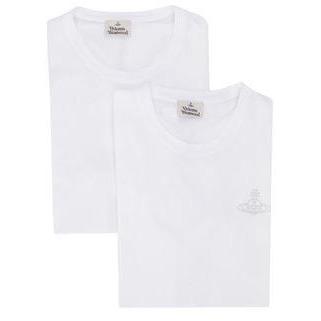 VIVIENNE WESTWOOD - 2 PACK T-SHIRT - WHITE