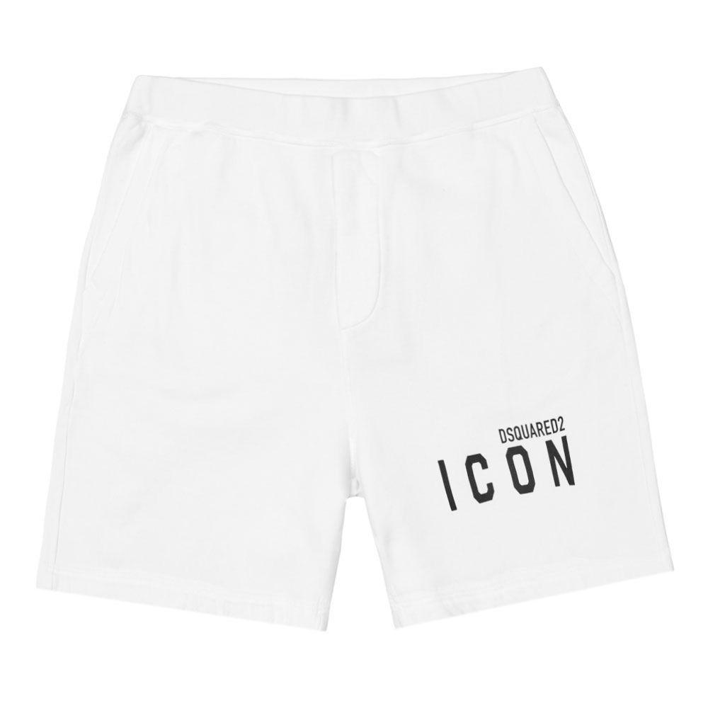 DSQUARED2 - SWEAT SHORTS - WHITE