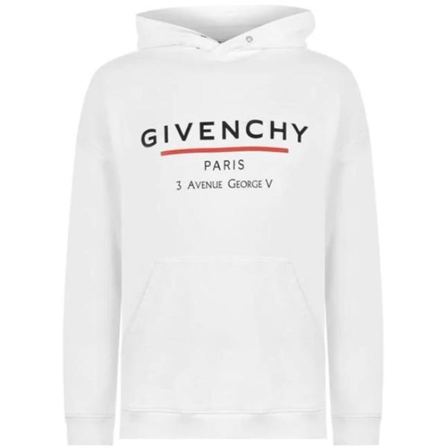 GIVENCHY PARIS HOODIE WHITE