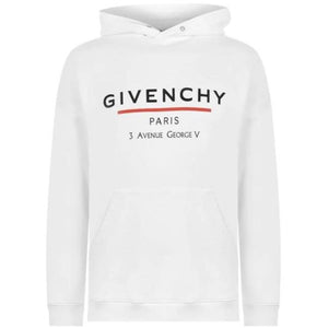 GIVENCHY PARIS HOODIE WHITE