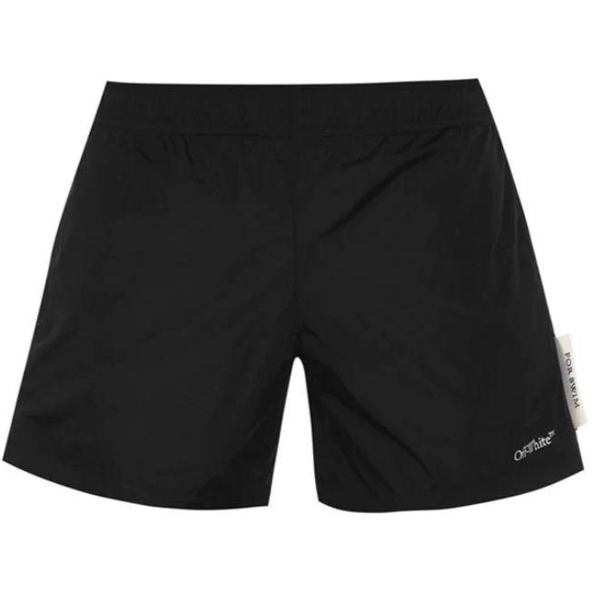 OFF-WHITE SWIM SHORTS BLACK