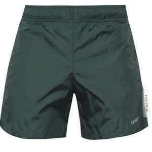 OFF-WHITE SWIM SHORTS GREEN