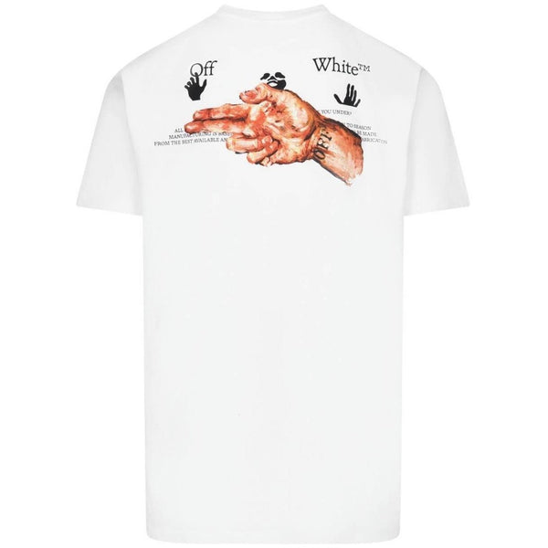 OFF WHITE PASCAL S-S OVER TEE WHITE NUDE