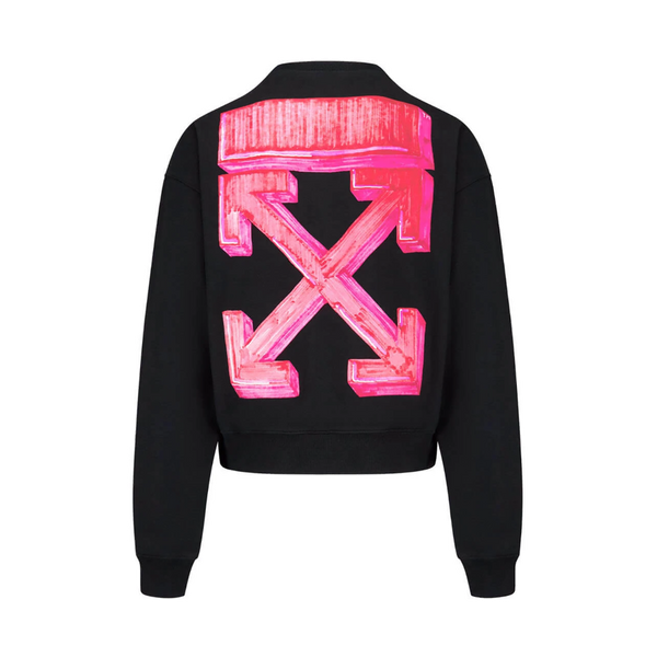 OFF-WHITE MARKER ARROWS SWEATSHIRT IN BLACK