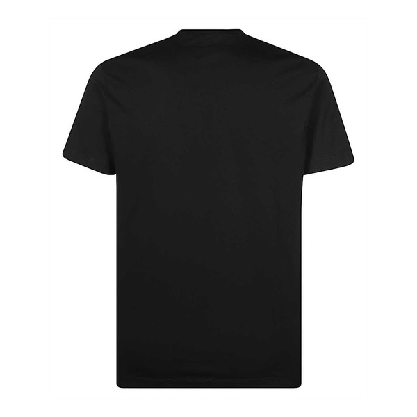 DSQUARED OMBRE LOGO T-SHIRT IN BLACK