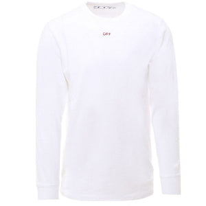 OFF WHITE LONG SLEEVE RED ARROW TEE