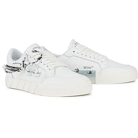 OFF WHITE LOW VULCANISED CALF LEATHER WHITE