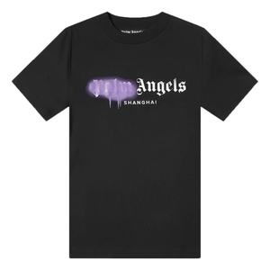 PALM ANGELS SHANGHAI SPRAYED LOGO TEE