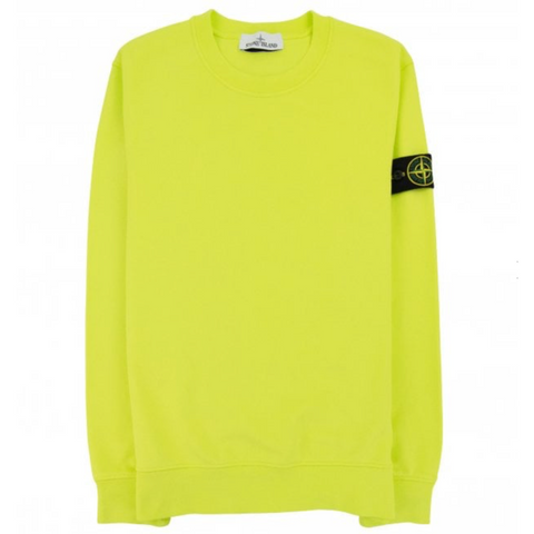 STONE ISLAND NEON YELLOW SWEATER