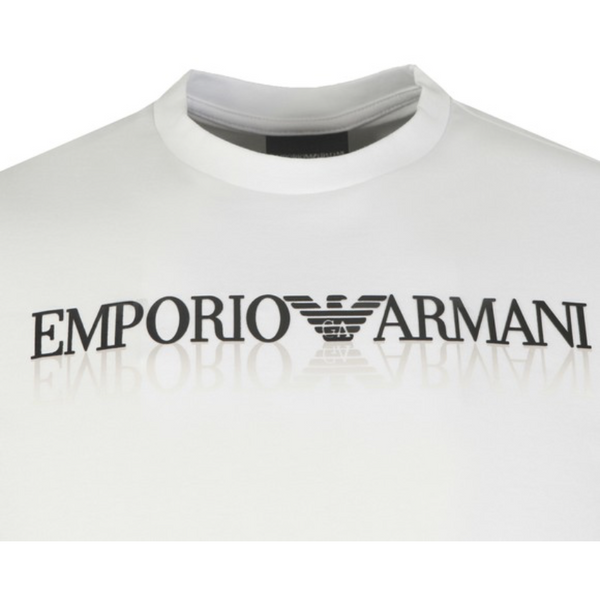 ARMANI MIRRORED WHITE TEE