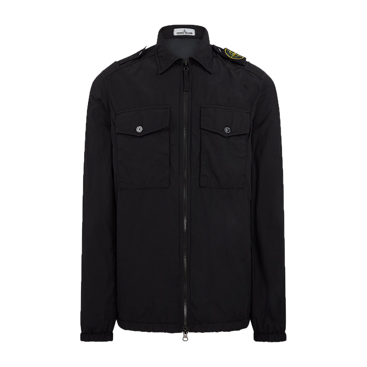 STONE ISLAND GHOST PIECE SATIN OVERSHIRT