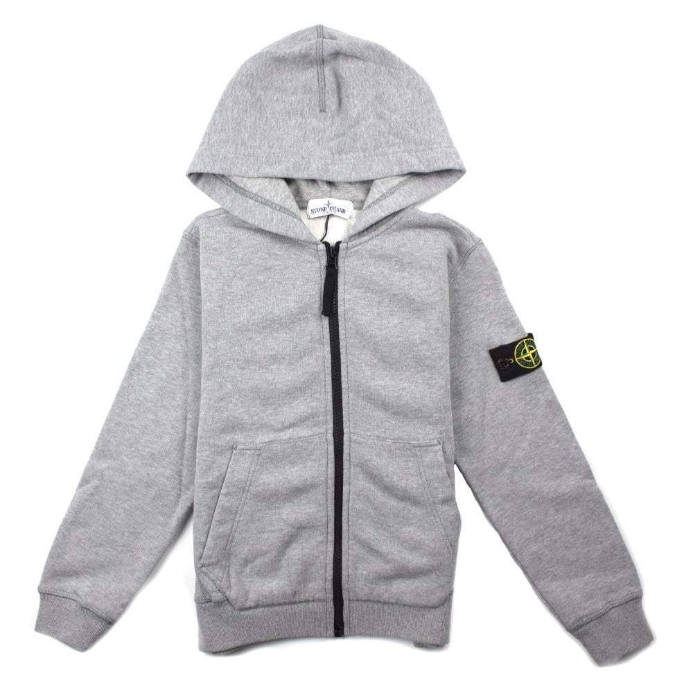 STONE ISLAND JUNIOUR ZIP UP GREY